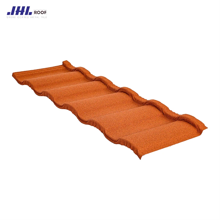 Roman Tiles 0.35mm Thickness Stone Coated Aluminium Zinc