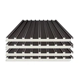 Panneaux de toit en aluminium ondulé Roofing en alliage en aluminium